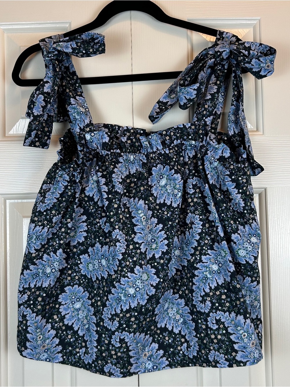 NWT J. Crew Collection Tie Shoulder Tank In Ratti Pacific Paisley - Picture 3 of 11
